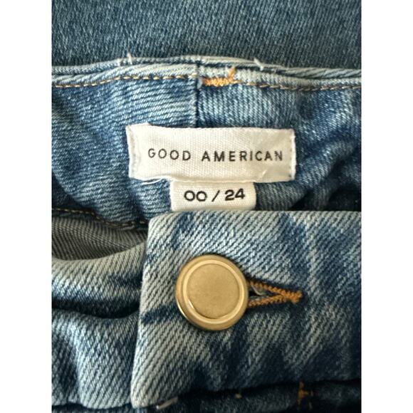 Good American Blue Flare Jeans - Picture 6 of 9